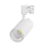 Noxion Luce A Binario LED 3 Fasi Ecowhite Aluminium Bianca 30W 3210lm 36D - 940 Bianco Freddo | UGR <19